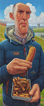 Simon Bartram | Man with a Battered Sausage