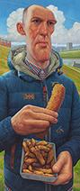 Simon Bartram | Man with a Battered Sausage